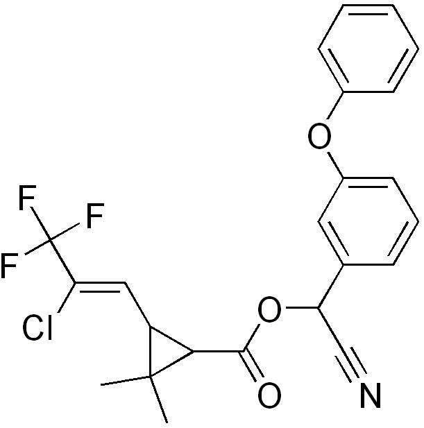 Cyhalothrine - Paramètre chimique